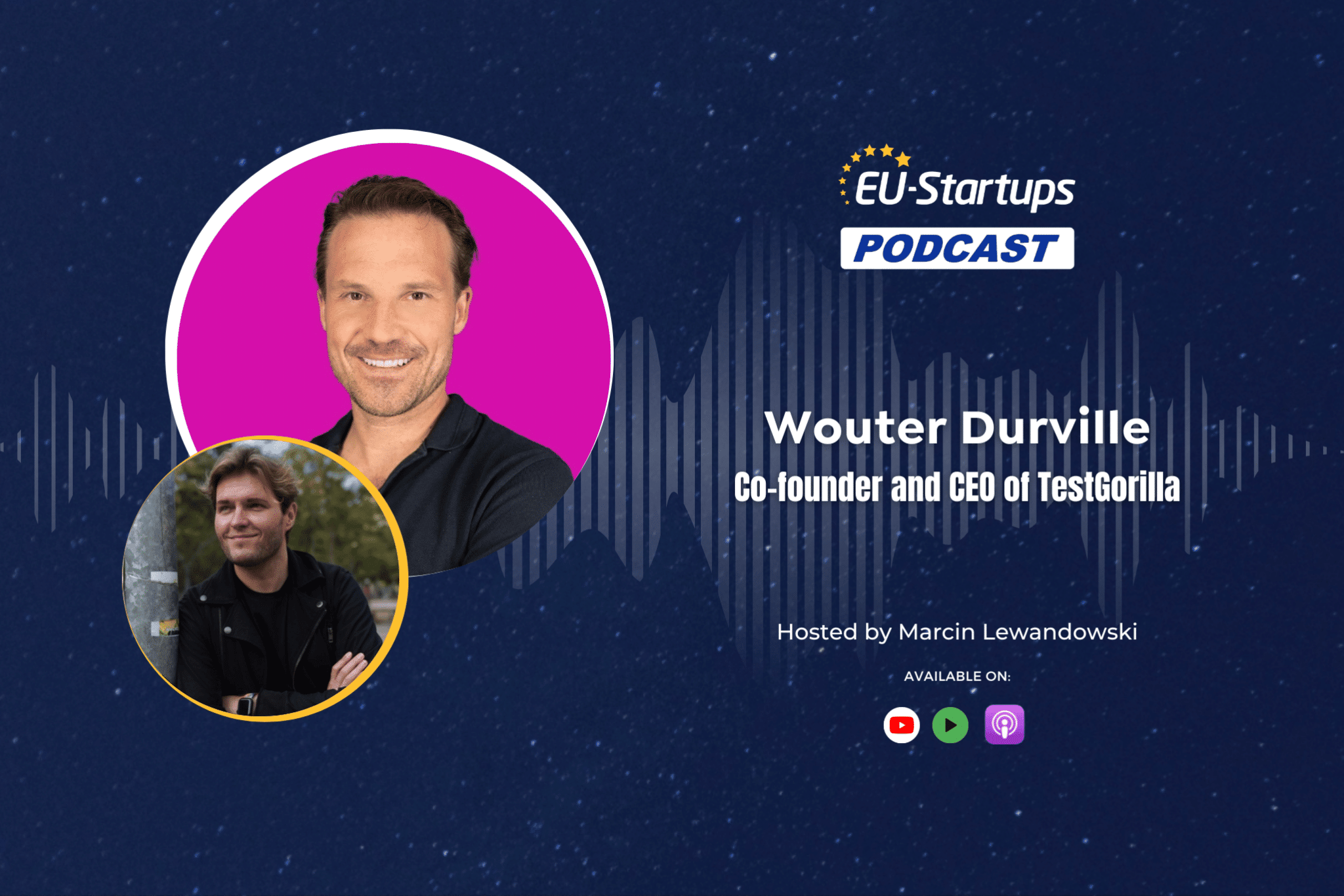 EU_Startups's tweet card. In this episode of the EU-Startups Podcast, Wouter Durville, Co-founder and CEO of TestGorilla, joins us to discuss the evolving landscape of hiring.
