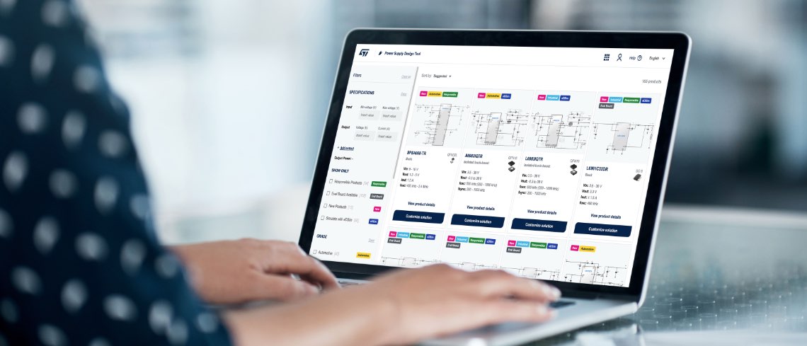 ST_World's tweet card. eDesignSuite Power Management Design Center is more than just a new console, but a new way to choose more responsible products, simulate higher loads, and shave weeks off the design phase of power...