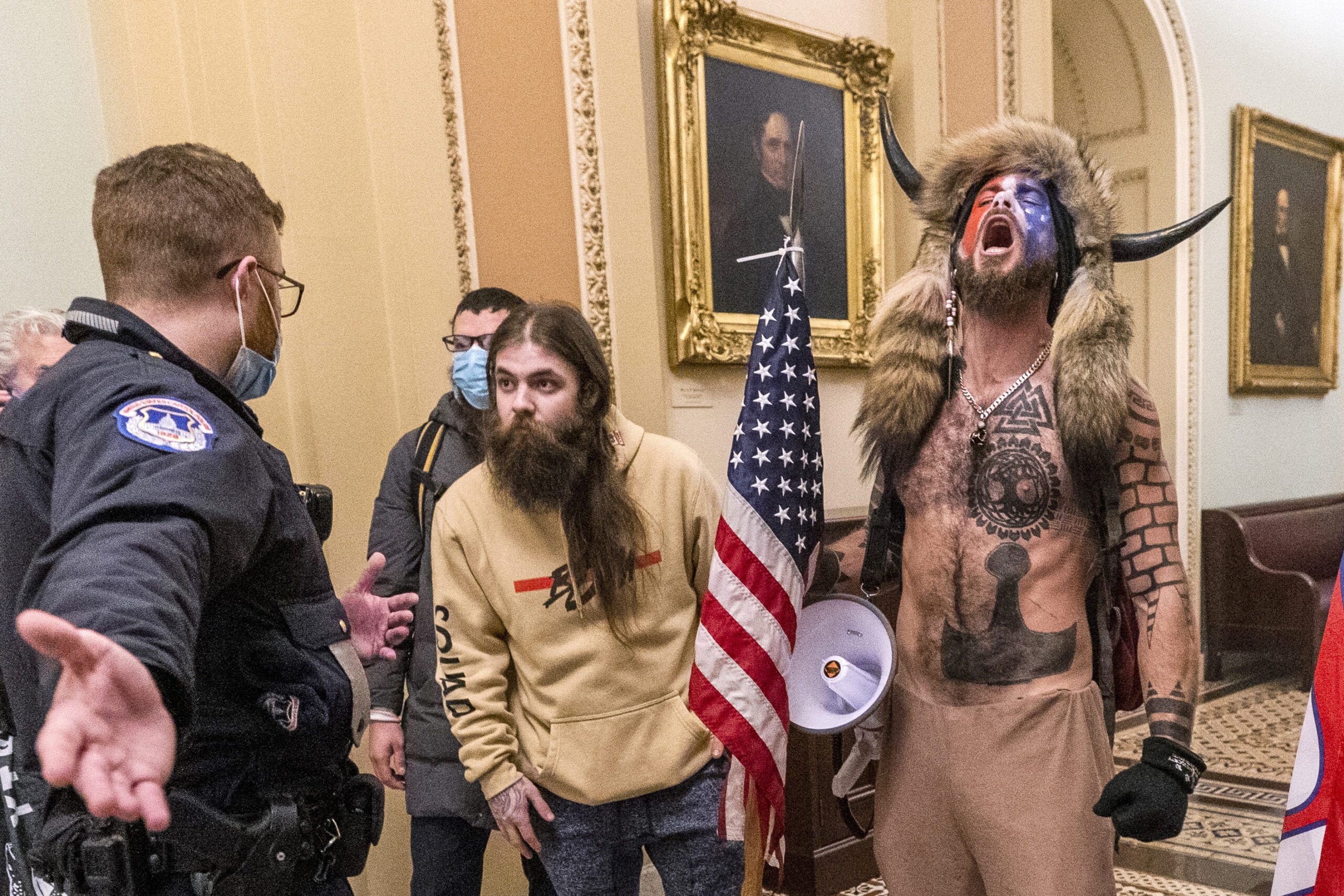 RobertCStern's tweet card. January 6 pardon recipient Jake Chansley, better known in the media as "QAnon Shaman," lashed out at President Donald Trump in a series of posts.