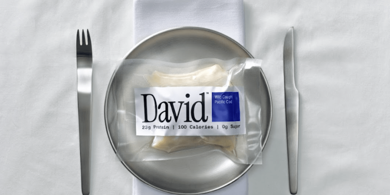 PeterRahal's tweet card. David hopes selling fish will make an impression on both shoppers and critics of processed food.