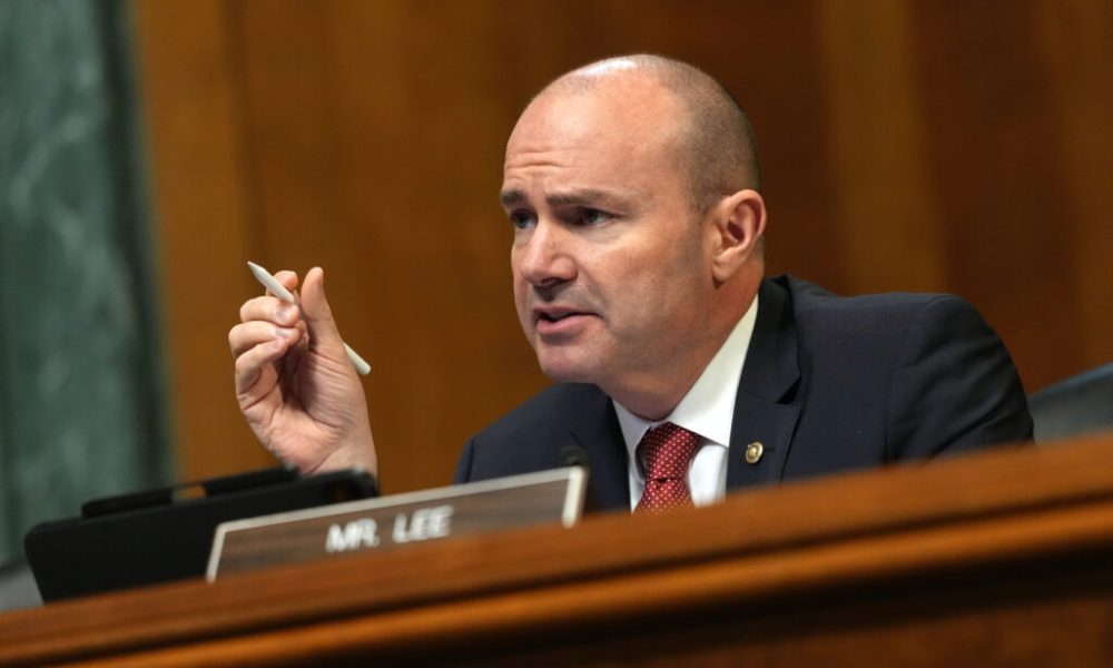 PoliticIt's tweet card. FacebookXRedditPinterestEmailLinkedInStumbleUponBy: Kyle Dunphey – June 25, 20256:00 am U.S. Sen. Mike Lee, R-Utah, participates in a Senate Judiciary Committee hearing at the Dirksen Senate Office...