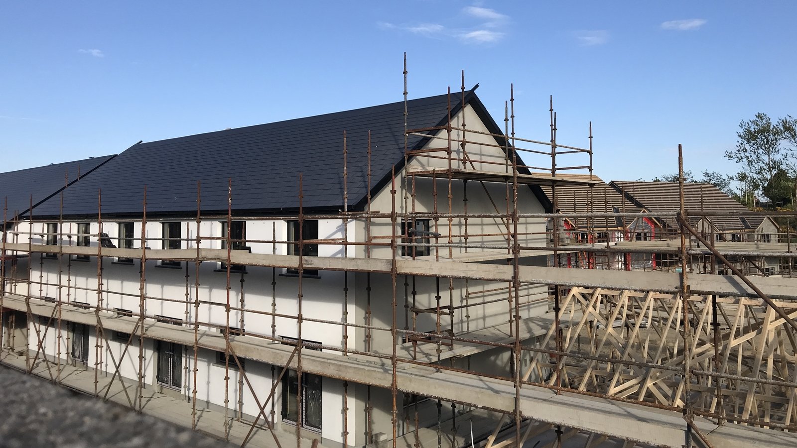 RTEbusiness's tweet card. Housing completion figures show that 9,214 homes were built in April, May and June of this year, according to the Central Statistics Office.