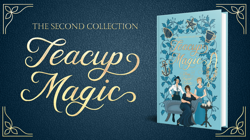 tansyrr's tweet card. Cozy Regency romantic fantasy, beautifully bound in a deluxe foiled collector's hardback