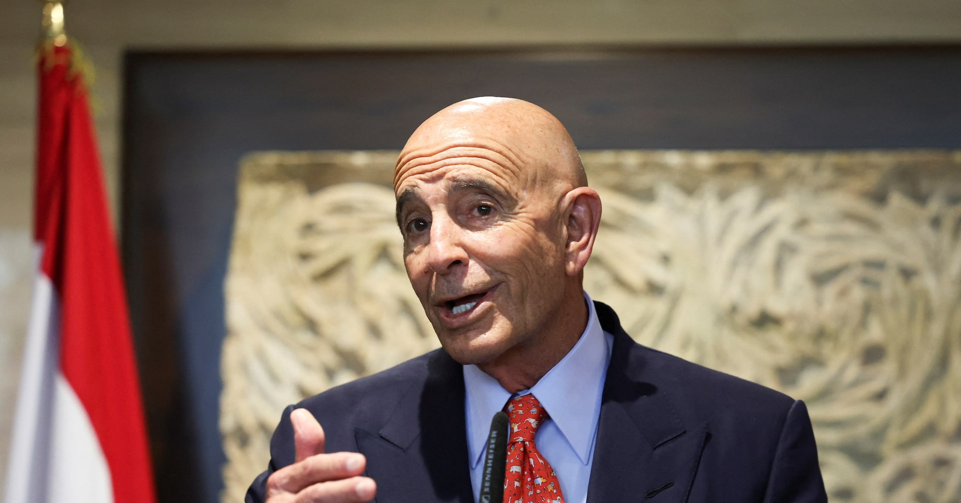davidpalemany's tweet card. A U.S. envoy said on Monday he was "unbelievably satisfied" with Lebanon's reply to a U.S. proposal on disarming Hezbollah, following meetings in Beirut held hours after Israel launched new air...