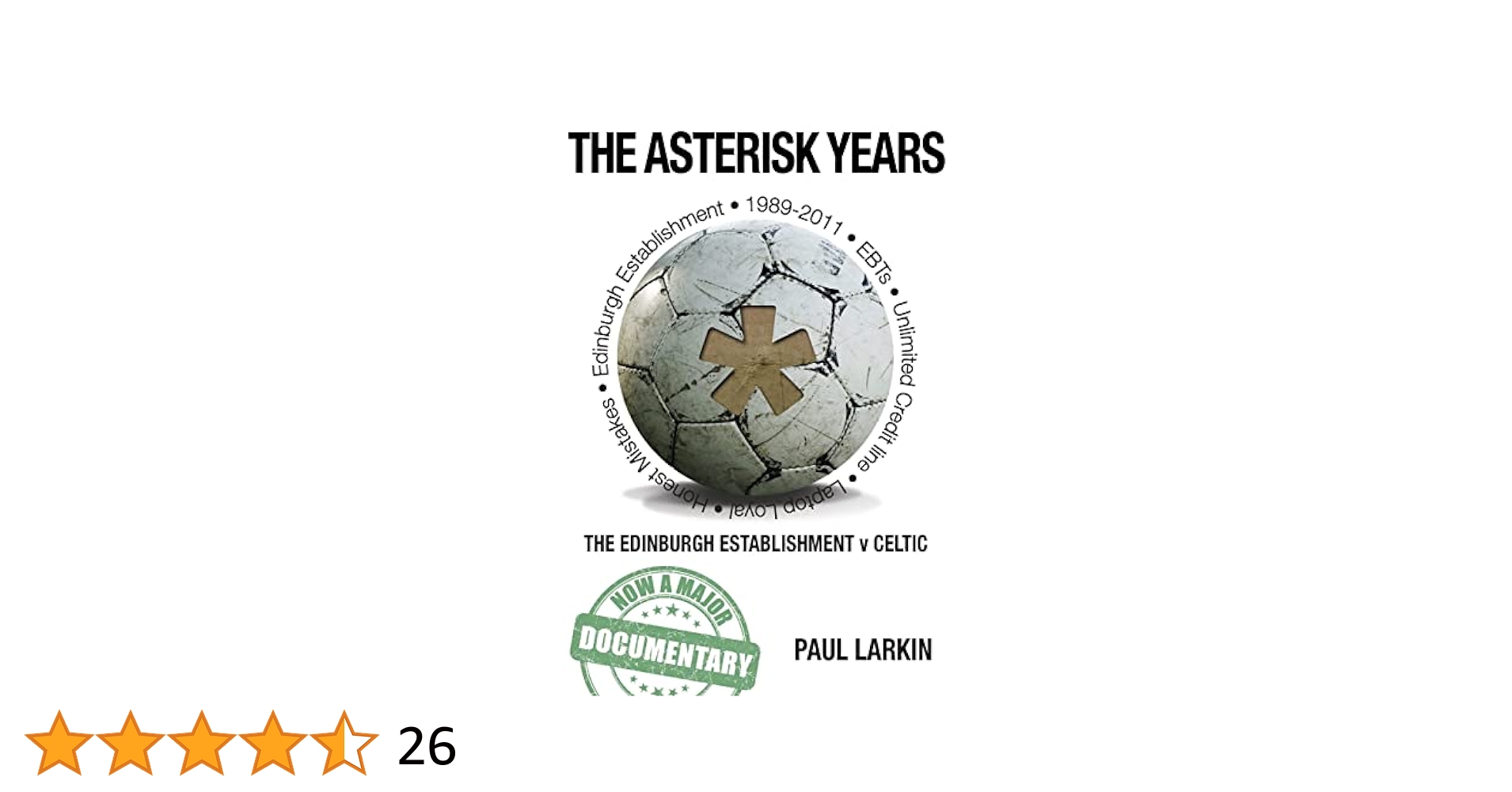 paullarkin74's tweet card. The Asterisk Years: The Edinburgh Establishment versus Celtic tells the story of the advantages that Rangers held over the rest of Scottish football in the years they were under the control of David...