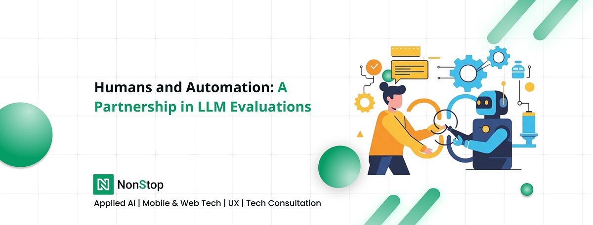NonStopio's tweet card. Human-Centered Evaluation of LLM Systems: Method, Metrics, and Lessons