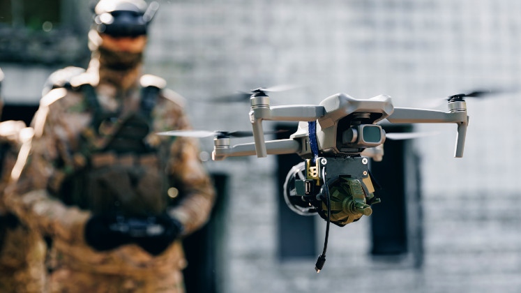 LSEEuroppblog's tweet card. The drone warfare ecosystem Ukraine has rapidly developed offers some powerful lessons for Europe, the UK and NATO as they ramp up defence spending.
