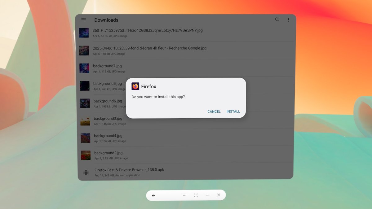 UploadVR's tweet card. VR Android File Manager for Quest, available on the Meta Horizon Store, lets you install downloaded APKs without a PC. In fact, you don't even need developer mode enabled.