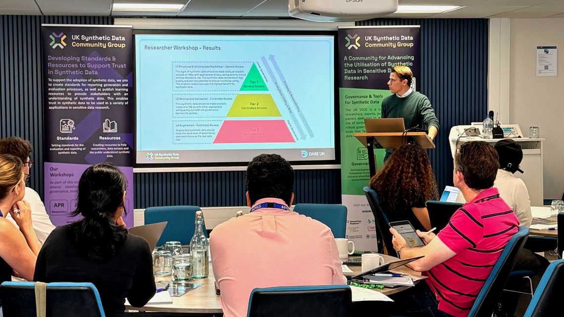 DementiasUK's tweet card. DPUK is set to publish a groundbreaking report titled 'User Requirements of Synthetic Data,' exploring how synthetic data can accelerate dementia research. The report addresses critical needs...