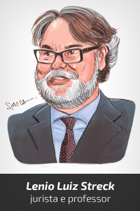 LenioStreck's tweet card. Esse pessoal está muito chato. Nem um golpezinho de estado? Nem uma conspiraçãozinha contra a pátria? Não dá para fazer nada