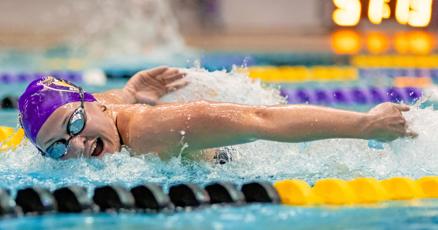 oregon_swim's tweet card. Claudia Schwartz, swimmer of Minnesota State University, earned All-American honors and helped the team achieve a top-eight finish at NCAA Championships.