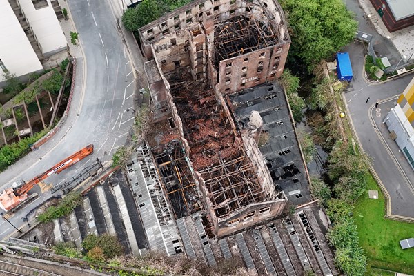 manchesterfire's tweet card. GMFRS