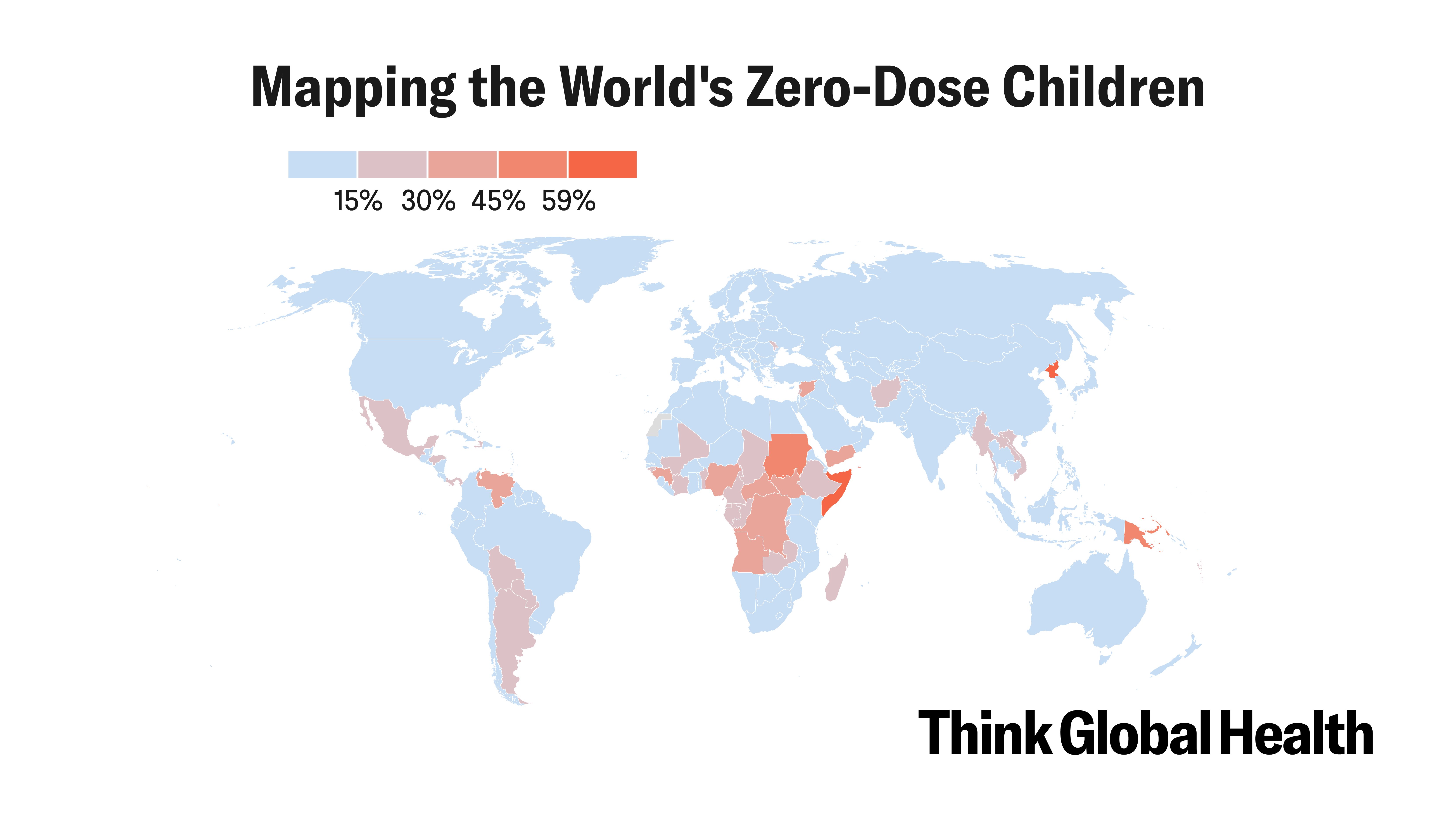 ThinkGlobalHlth's tweet card. A new study on global immunization coverage shows declining uptake for key vaccines