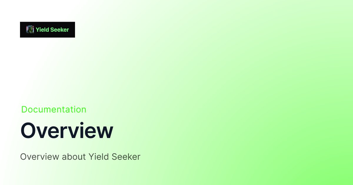 afoxinweb3's tweet card. Overview about Yield Seeker