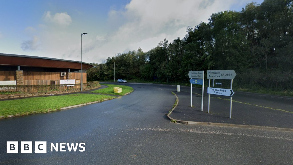 BBCDevon's tweet card. Police were called at 10:00 BST on Thursday after a collision on Towerfield Drive.
