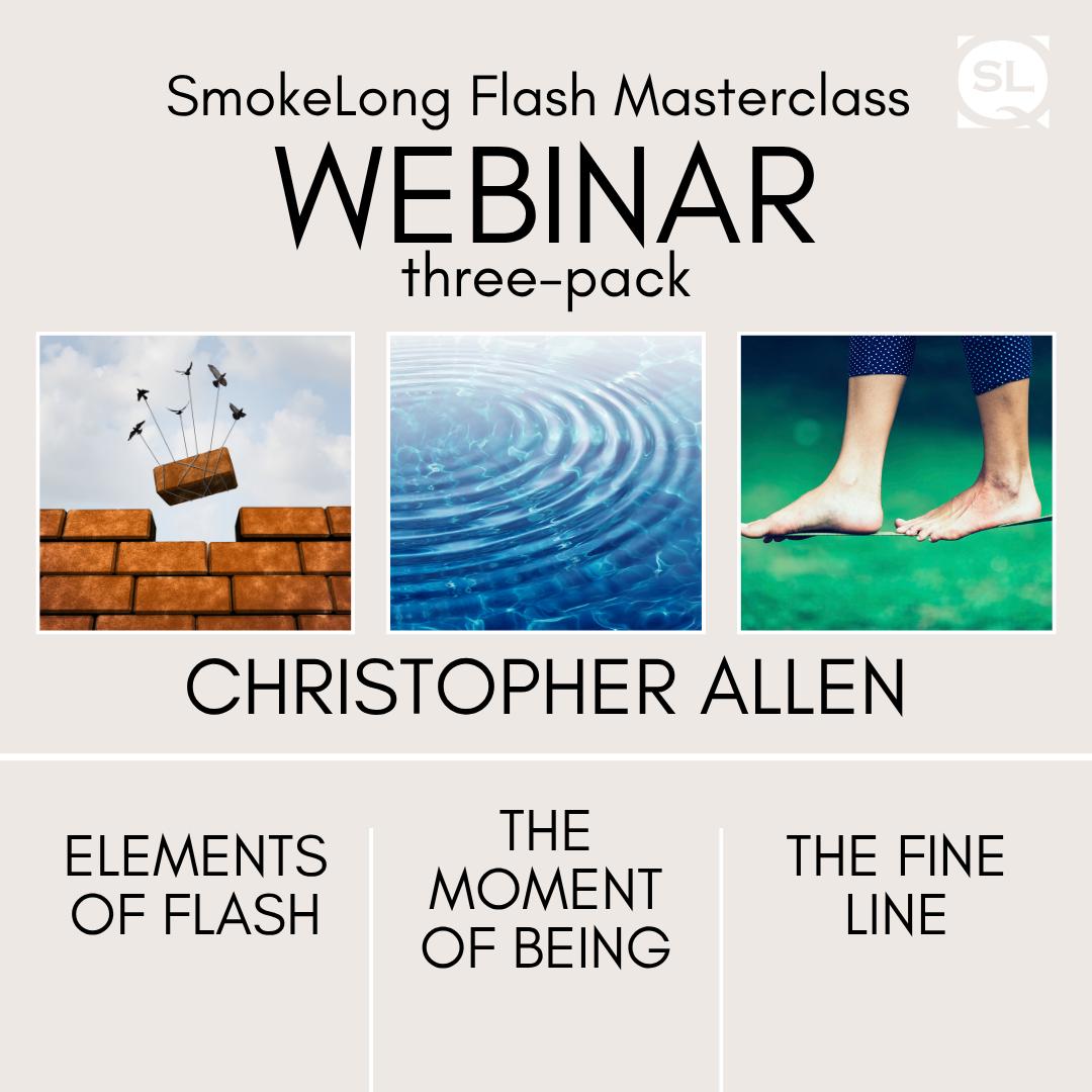 SmokeLong's tweet card. From the elements of flash, to a deep-dive into concepts that underpin the flash narrative, to a disruptive new approach to editing the flash narrative, the publisher and editor-in-chief of SmokeLong...