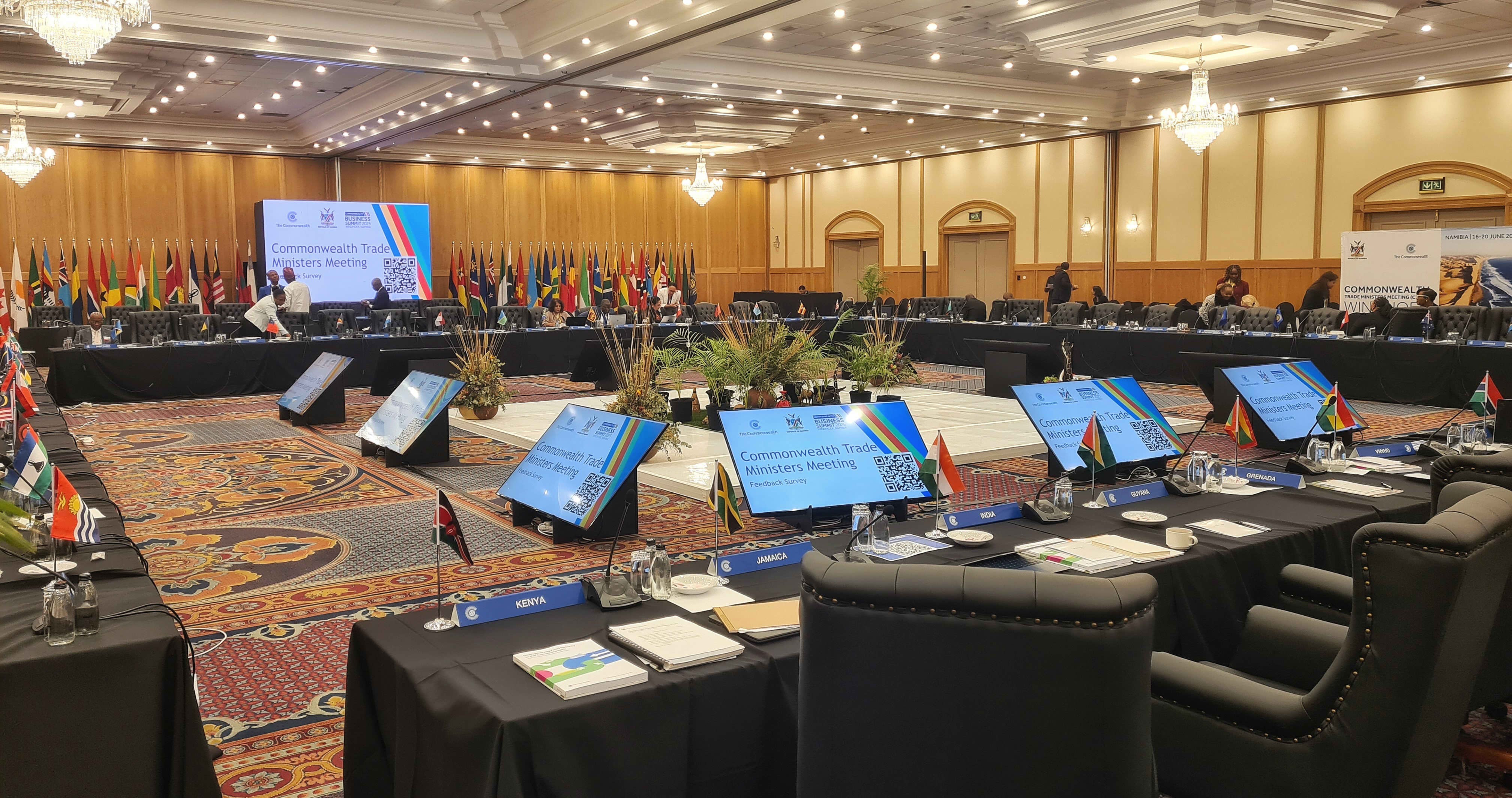 CPA_Secretariat's tweet card. This blog reports on the challenges and opportunities presented at the recent Commonwealth Trade Ministers Meeting and the Commonwealth Business Summit in Namibia