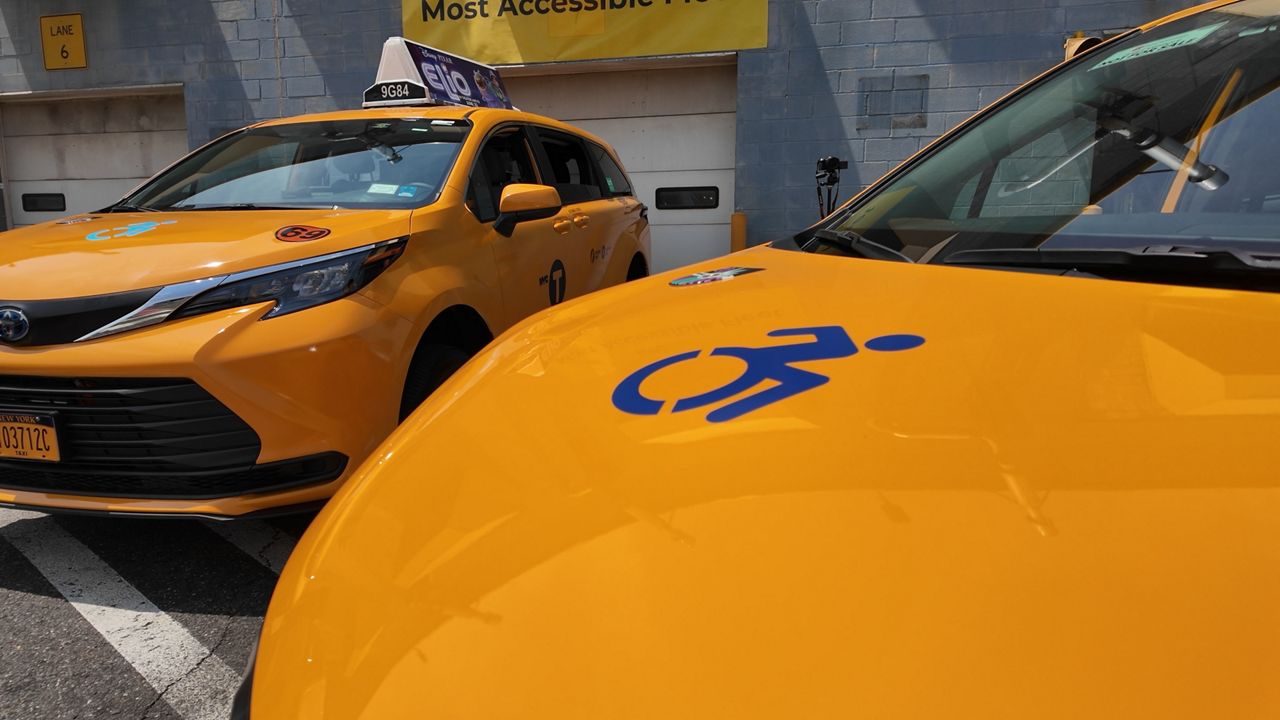 nyctaxi's tweet card. The city's taxi fleet is now the most accessible in the world.