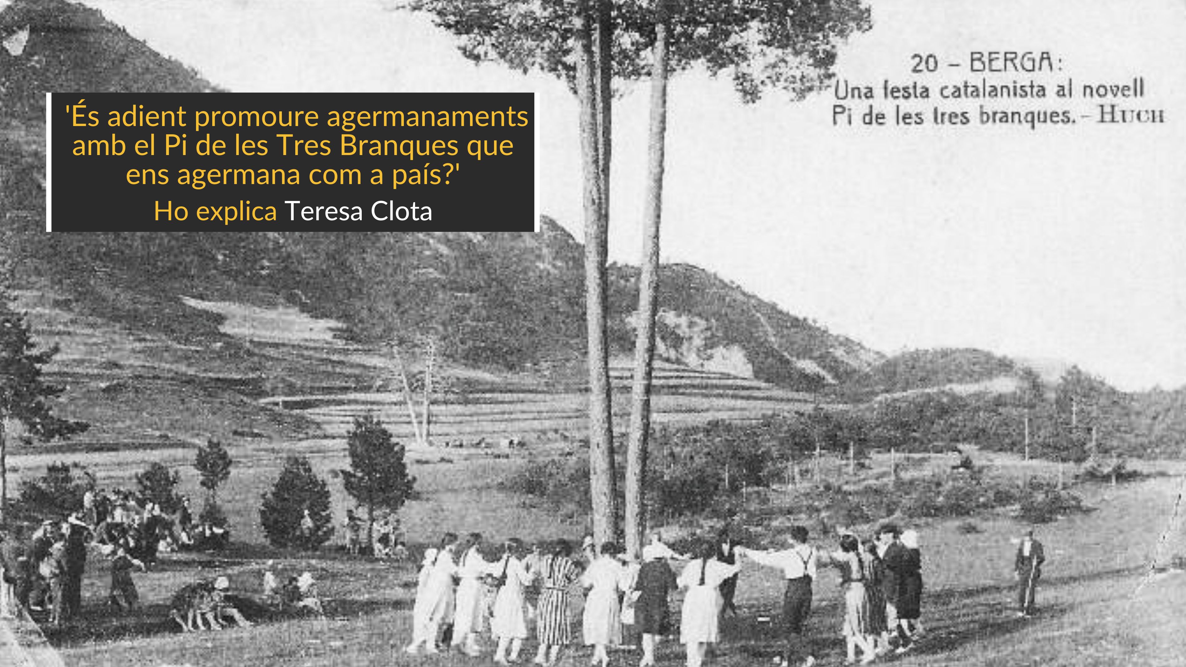 QuimTorraiPla's tweet card. Jacint Verdaguer, del 2 al 5 de setembre de 1887, feu una estada al Santuari de Queralt (Berga) i visità els encontorns, entre els quals el Pi de les Tres Branques, al pla de Campllong. Aquesta trobal