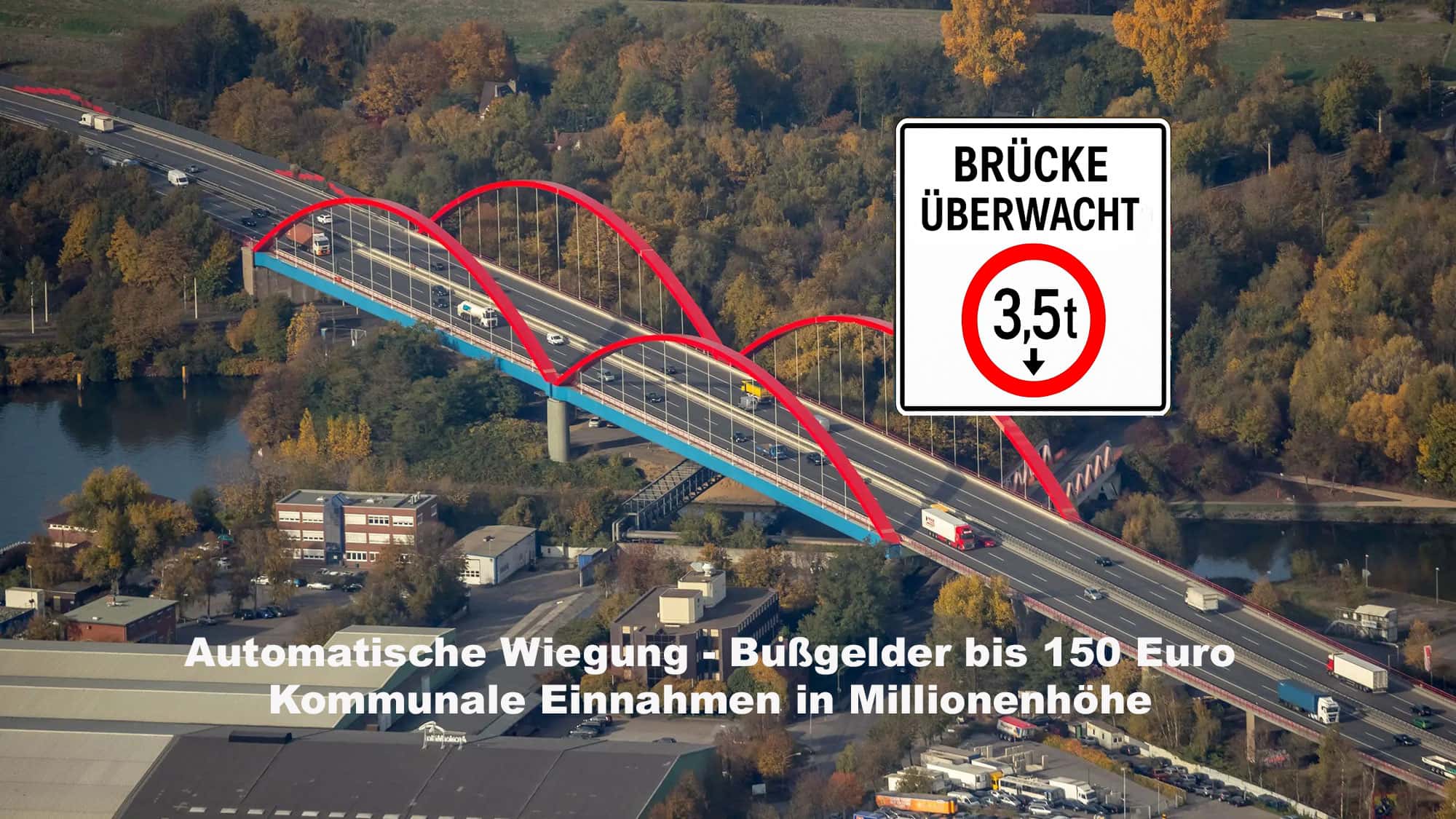 CoalDead's tweet card. Die marode Brücke auf der A42 über den Rhein-Herne-Kanal bei Bottrop bleibt ein sensibles Nadelöhr – und eine große Einnahmequelle für die betroffenen Kommunen.