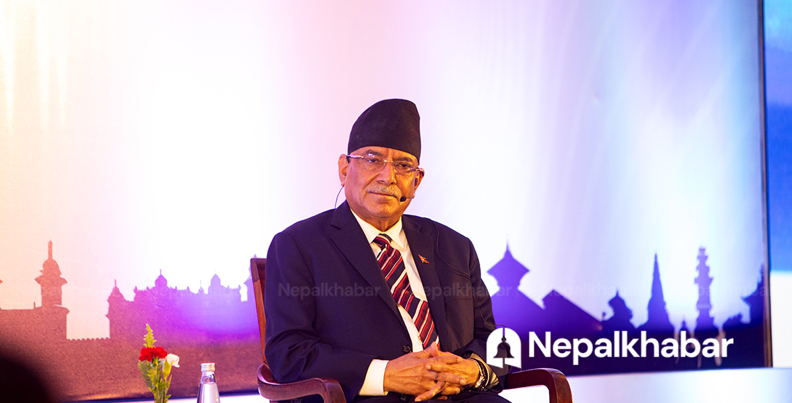 nepalkhabar's tweet card. म प्रधानमन्त्री हुँदा लगानीको वातावरण बनाउन पहल गरेकै हो: प्रचण्ड