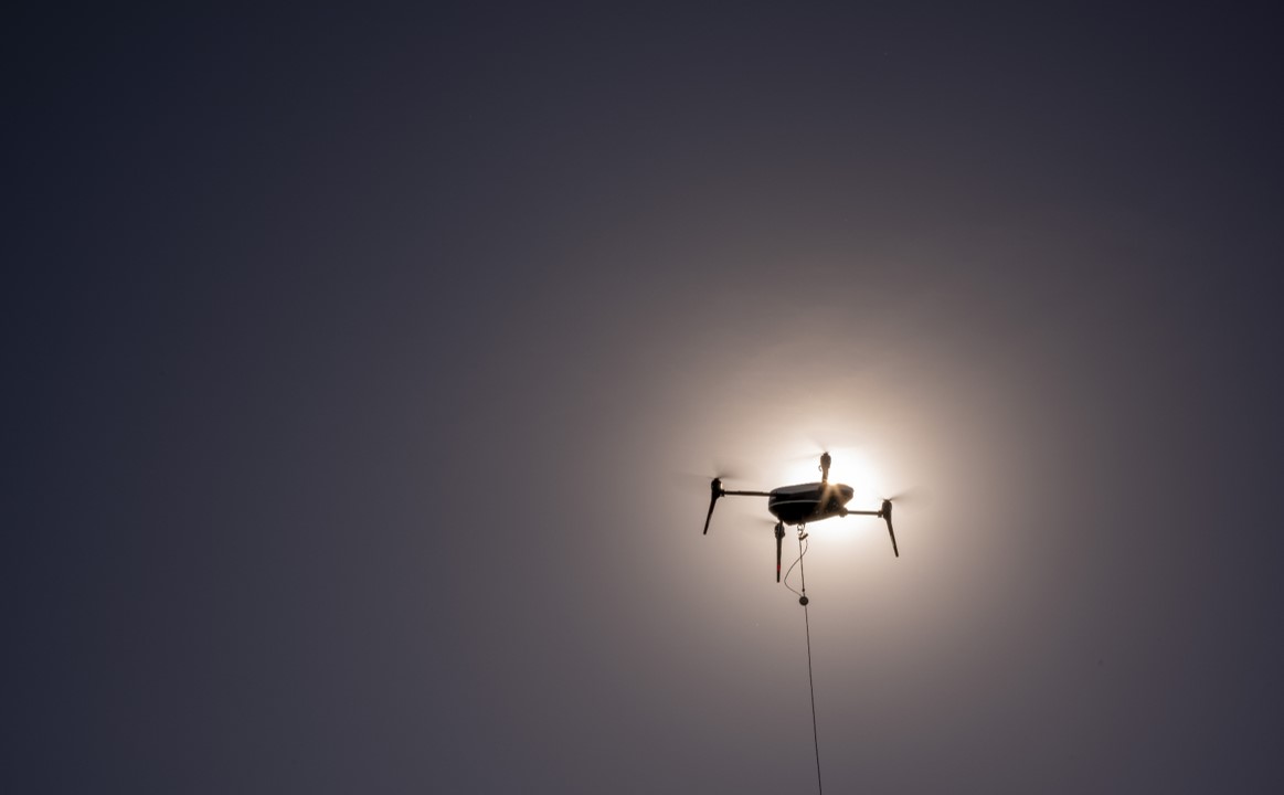 NextGen_Defense's tweet card. Bat-inspired echolocation tech helps drones navigate in darkness using AI-trained sound recognition, no cameras, GPS, or lasers required.