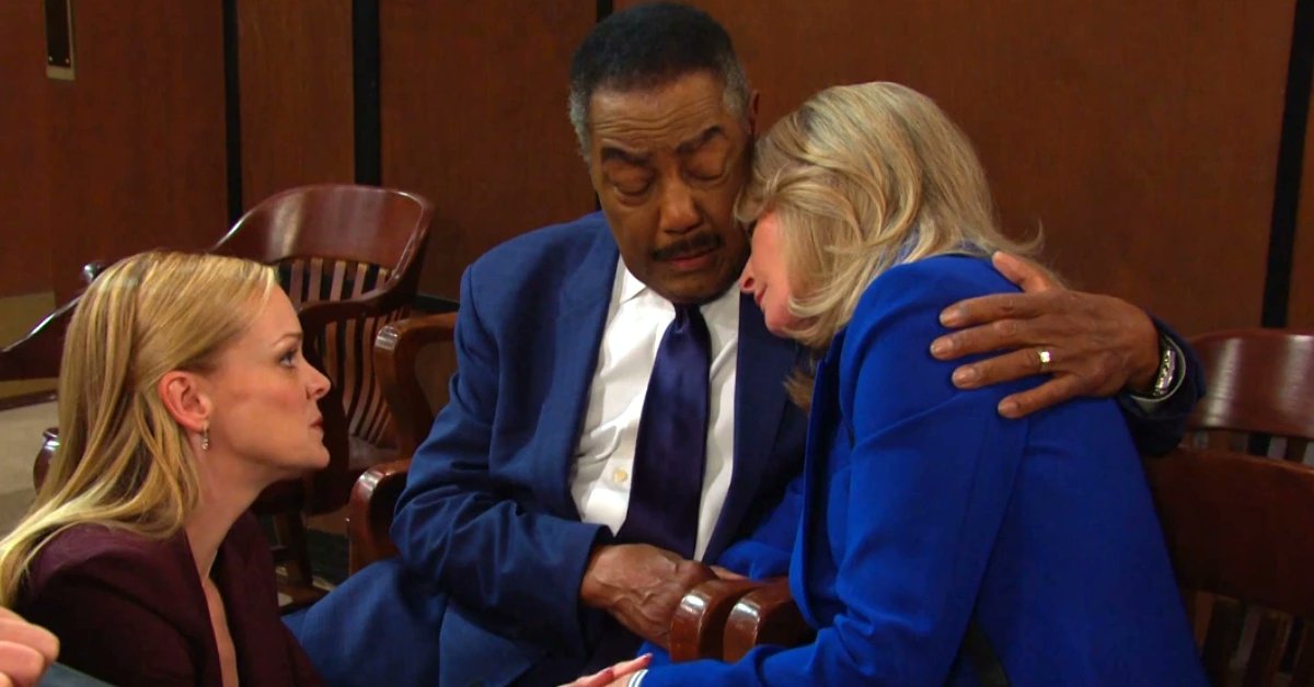 SoapOperaNewss's tweet card. Days of our Lives spoilers for July 25 tease that Marlena has a health scare and Doug Williams leaves town.