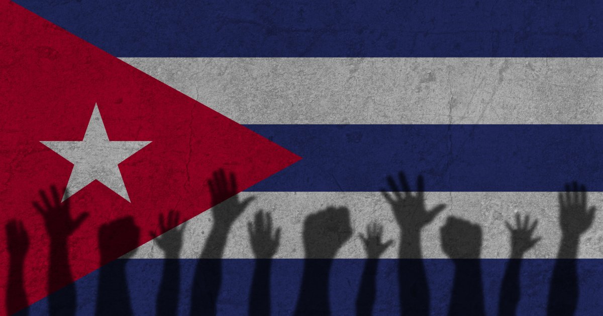 CubaAdn's tweet card. Unas seis personas, incluida la madre de dos menores, Sunamis Quintero García, aún permanecen detenidas