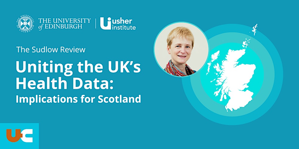 SCADR_data's tweet card. Join us for Usher Connects | an engaging afternoon exploring the future of health and care data research in Scotland and across the UK.