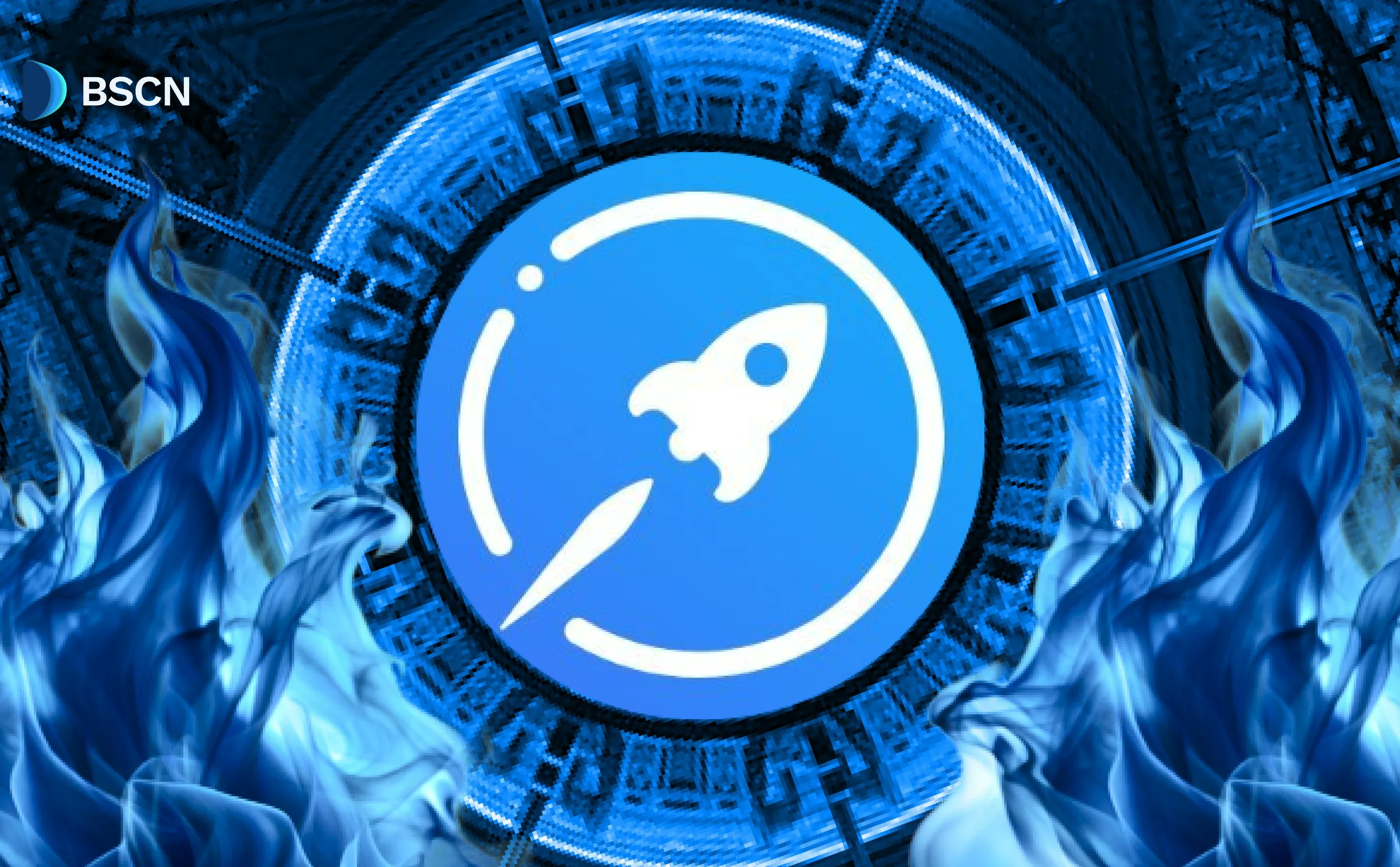 Star Network 2025 火箭标志及未来感火焰
