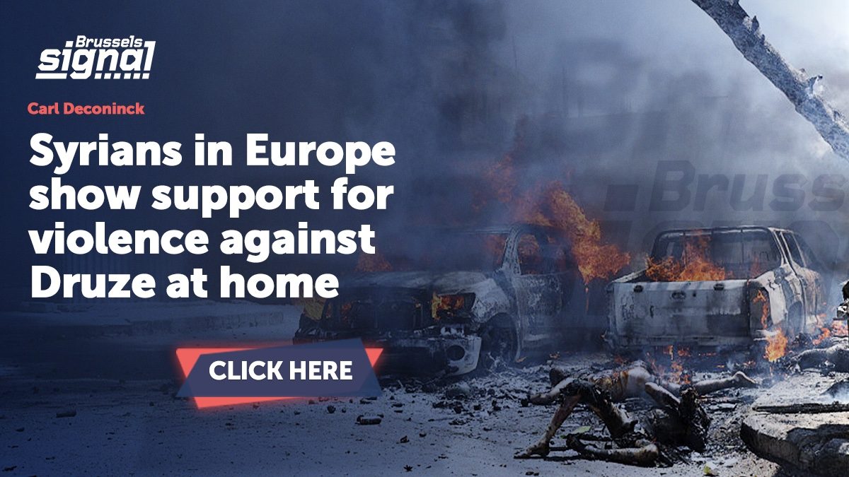 brusselssignal's tweet card. In Germany and the Netherlands, hundreds of radical Syrian migrants have been showing support for the new regime in Syria and the violence against minorities in that country. In the German cities of…