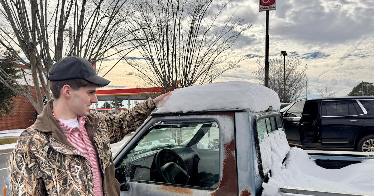 mikeesterl's tweet card. Residents in South Georgia are still digging and sliding their way out of Winter Storm Enzo's snow and ice, even as Atlanta returns to normalcy.
