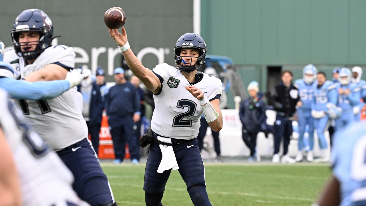 StorrsCentral's tweet card. The sixth-year QB has overcome a challenging journey and lots of doubters to enter this season as the presumptive starter for UConn at the program’s highest point in over a decade.
