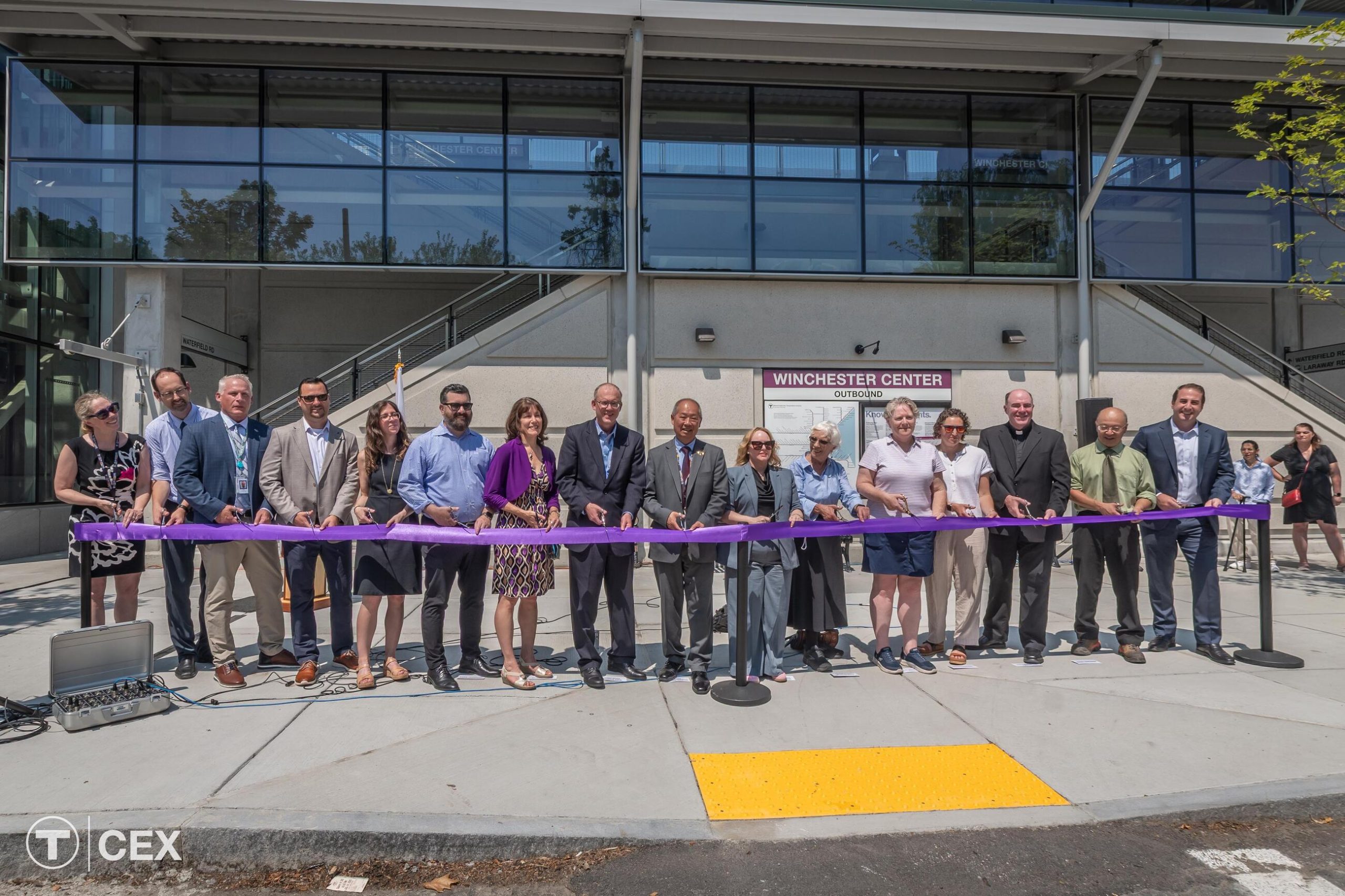 APTA_info's tweet card. Ahead of the ADA’s 35th Anniversary, July 26, the Massachusetts Bay Transportation Authority (MBTA), along with state and local leaders, celebrated the newly renovated Winchester Center Station on...