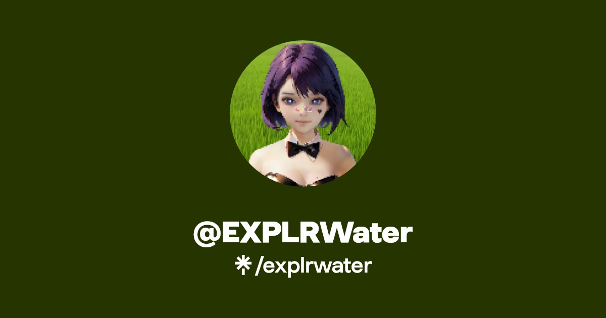 EXPLRWater's tweet card. Welcome Aeons and non-believers, Here you should be able to find what you're looking for.