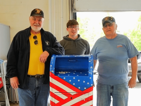TompkinsWeekly's tweet card. TST BOCES Groton Legion mailbox restored by welding students. Learn how Austin Travers honors veterans with a community project in 2025!
