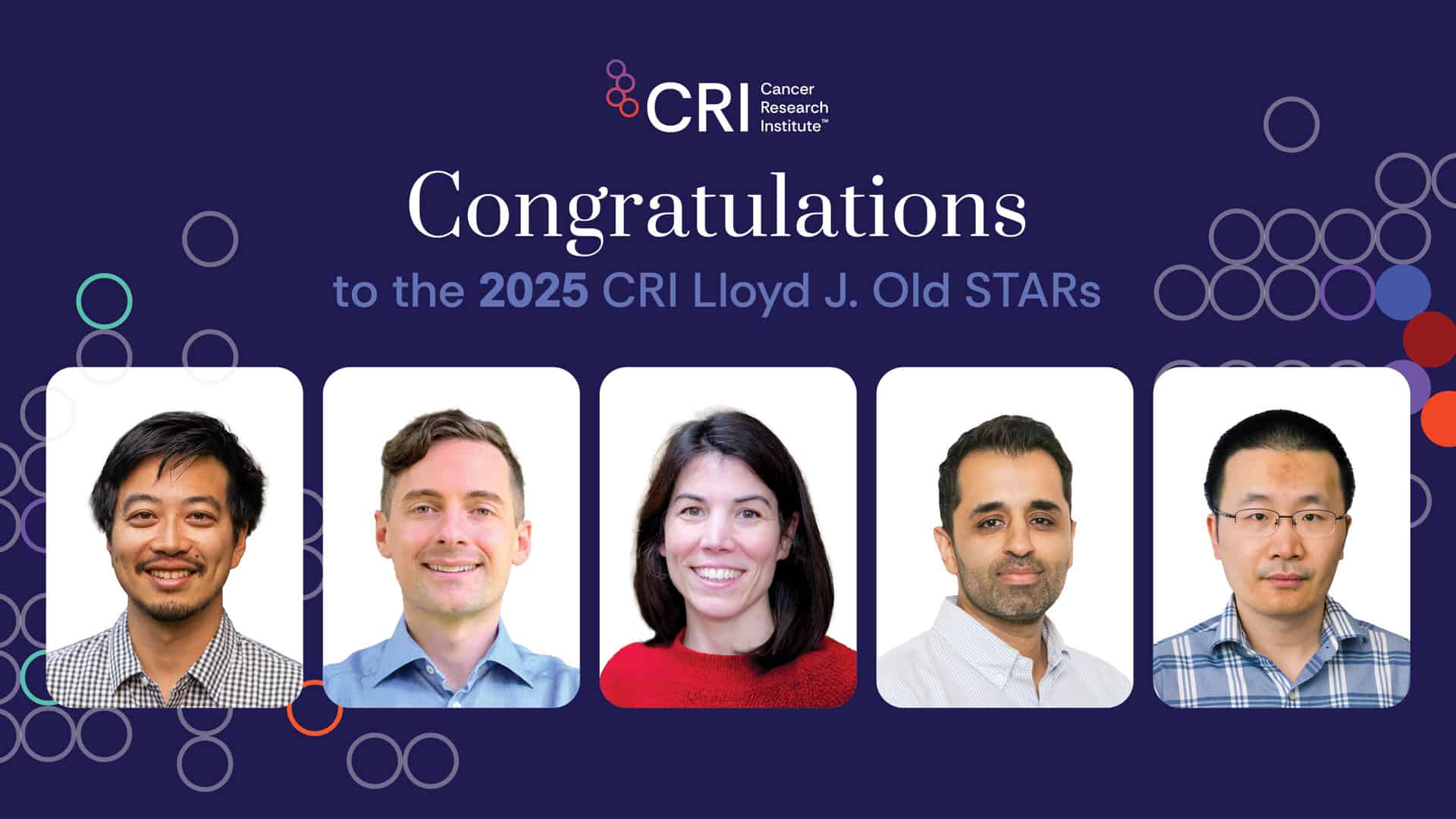CUCancerCenter's tweet card. The Cancer Research Institute (CRI) proudly announces the 2025 class of Lloyd J. Old STARs—five rising scientific leaders poised to reshape cancer immunotherapy through daring, paradigm-shifting...