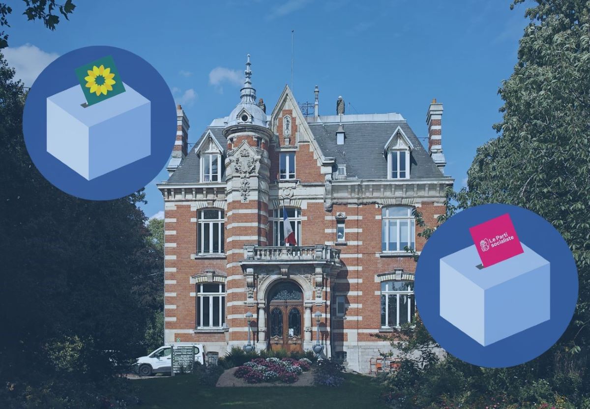MediacitesLille's tweet card. À Hellemmes, comme à Lomme, les électeurs votent deux fois pour les élections municipales. En plus de désigner le maire de leur commune, ils doivent aussi se prononcer sur le candidat au Beffroi...