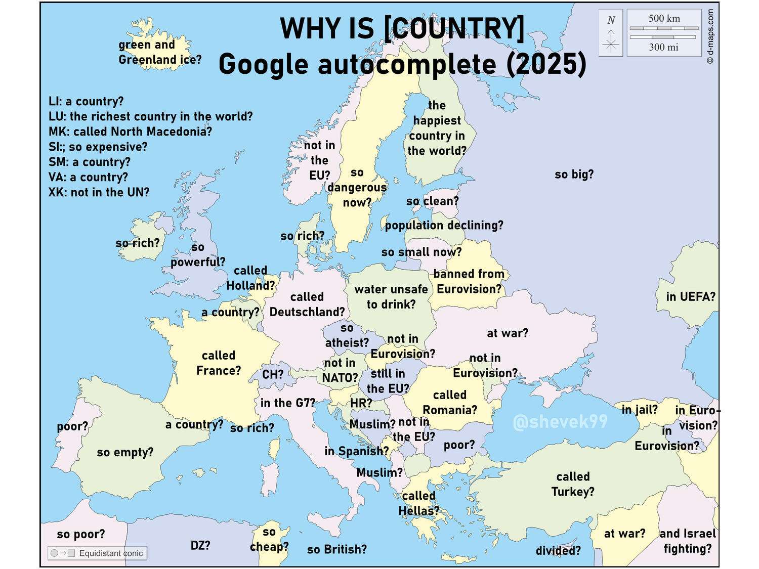 onlmaps's tweet card. Why is [COUNTRY]... (Google autocomplete, 2025)