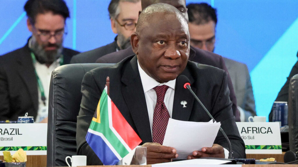 matigary's tweet card. President Cyril Ramaphosa says he is aware of the latest developments surrounding a United States bill calling for sanctions on South Africa, hoping that diplomacy will prevail.