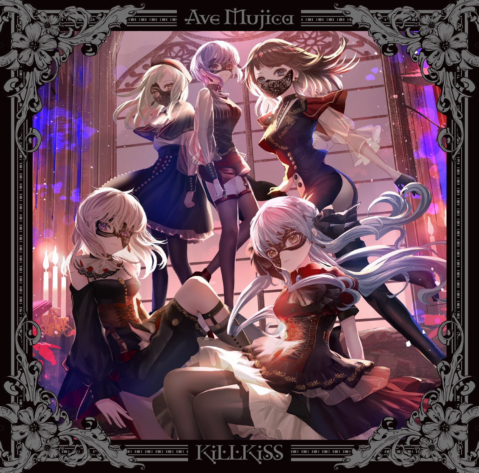 diggymo04's tweet card. AveMujica『KiLLKiSS』の作詞、作曲(共作)、ボーカルアレンジメントをDiggy-MO'が担当▼配信LINKhttps://bmu.lnk.to/AveMujica_KiLLKiSS