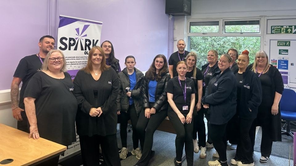 OldhamChronicle's tweet card. Spark Oldham CIC, a community‑focused organisation dedicated to boosting mental wellbeing, youth development and...