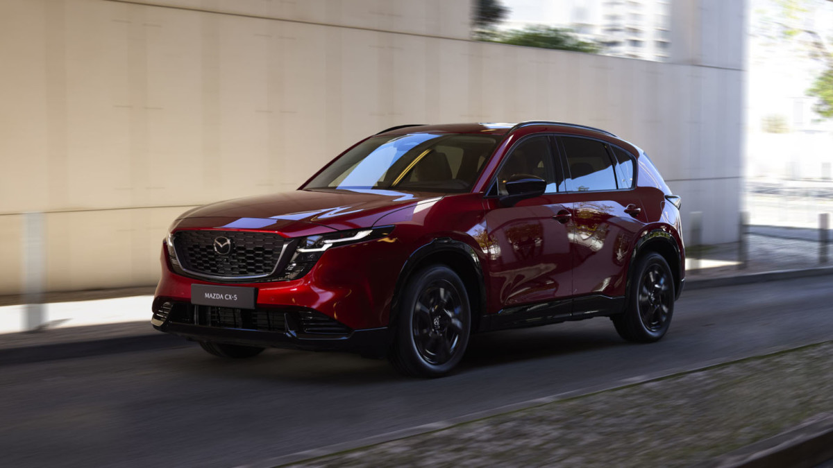 therealautoblog's tweet card. Mazda is using AI to speed up design and development, all while selling more gas-powered cars than ever and avoiding full EV commitment.