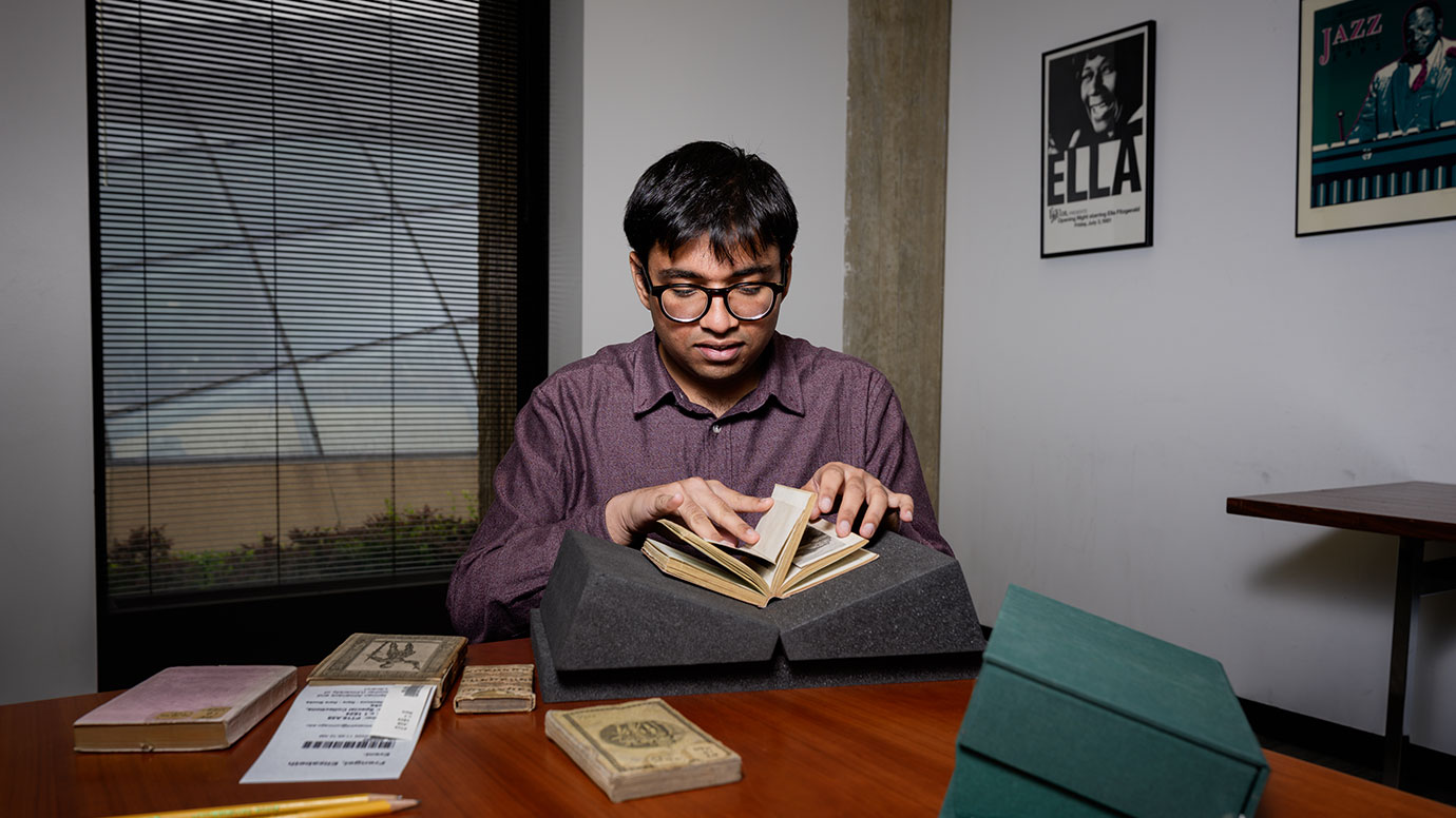 UChicago's tweet card. Students highlight historical collections from around the world through digitization and innovative research