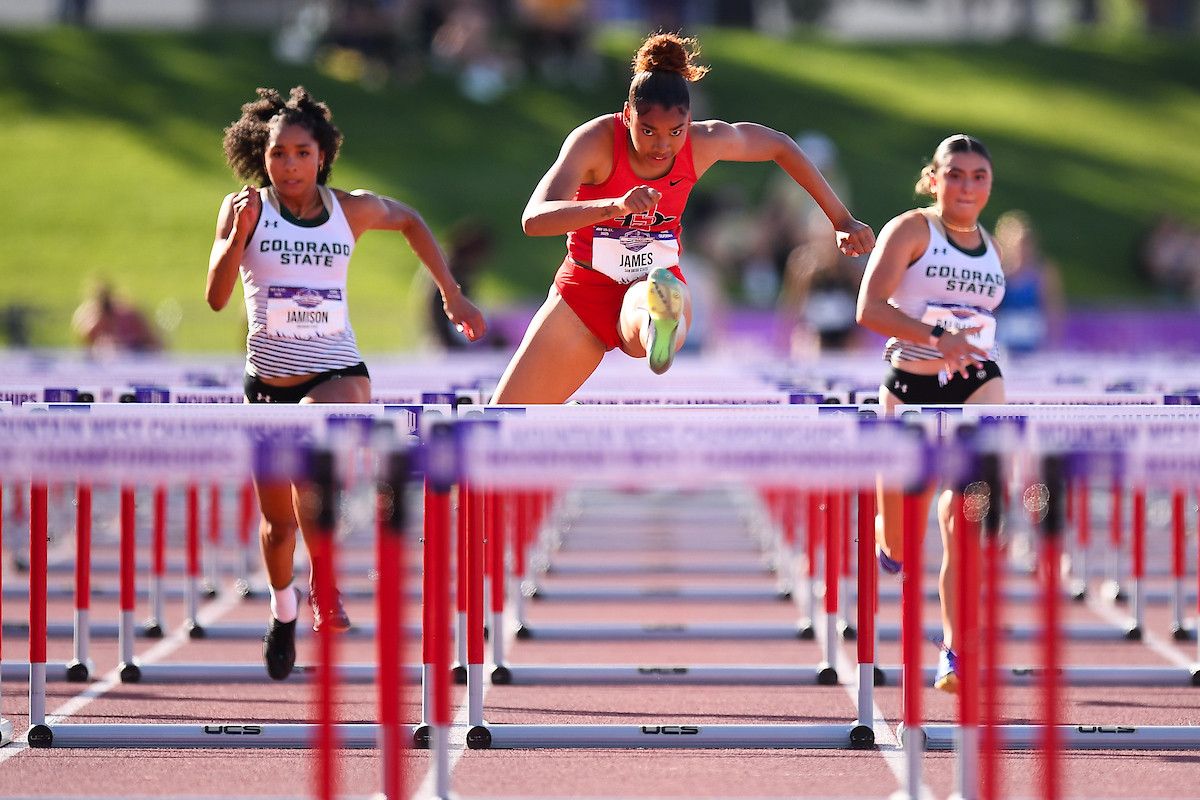 AztecTFXC's tweet card. SDSU Track & Field Readies for NCAA West First Round