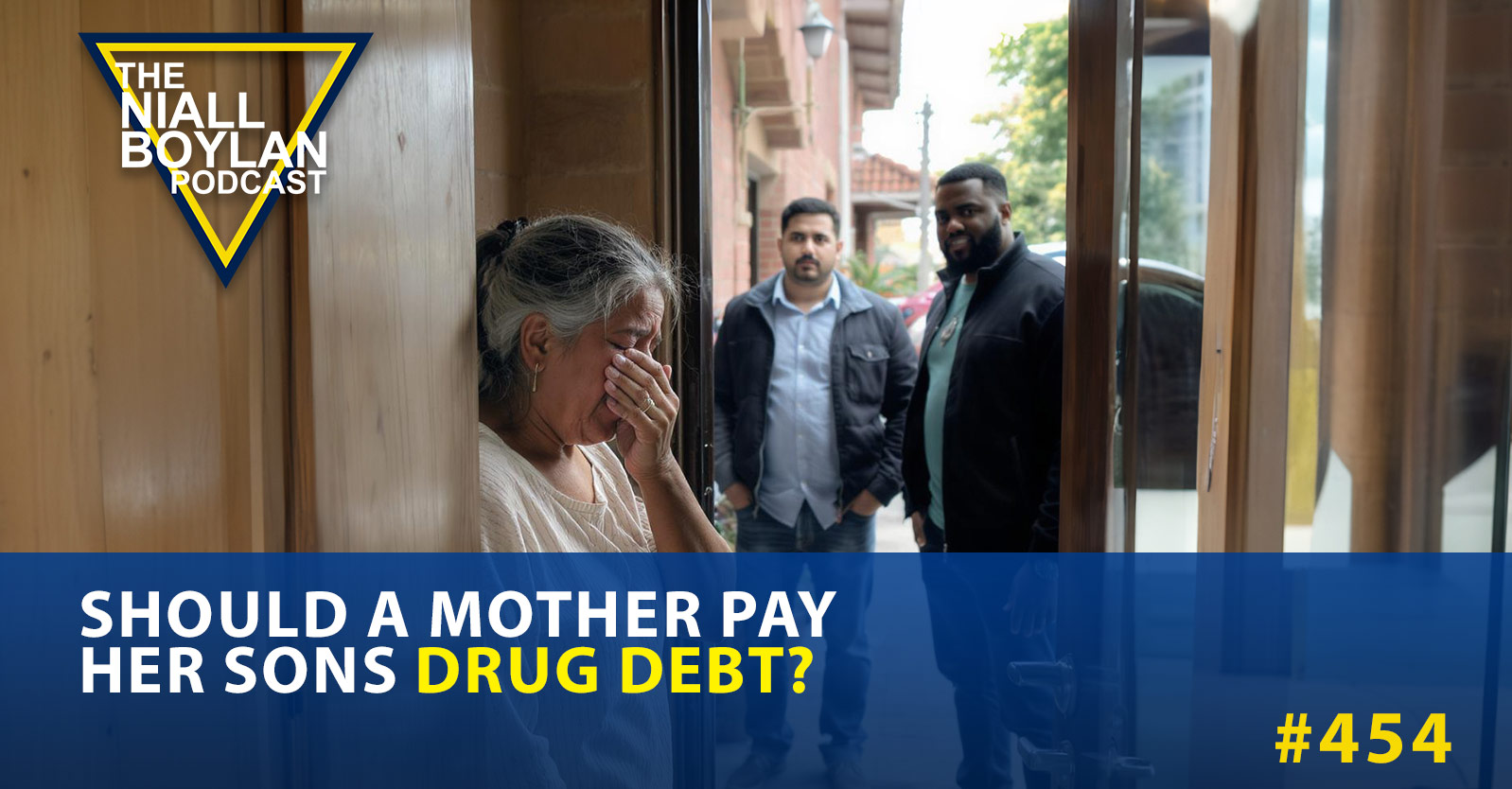 Niall_Boylan's tweet card. In this emotionally charged episode with Niall, we hear from a heartbroken single mother who discovered drugs in her teenage son’s bedroom. After confronting him, he admitted to selling them at school