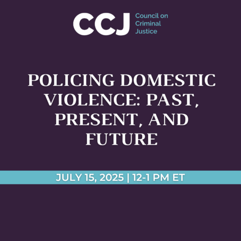 CouncilonCJ's tweet card. The Council on Criminal Justice’s Women’s Justice Commission and a panel of experts examined the complex impact of domestic violence policing and explored promising strategies to improve safety,...