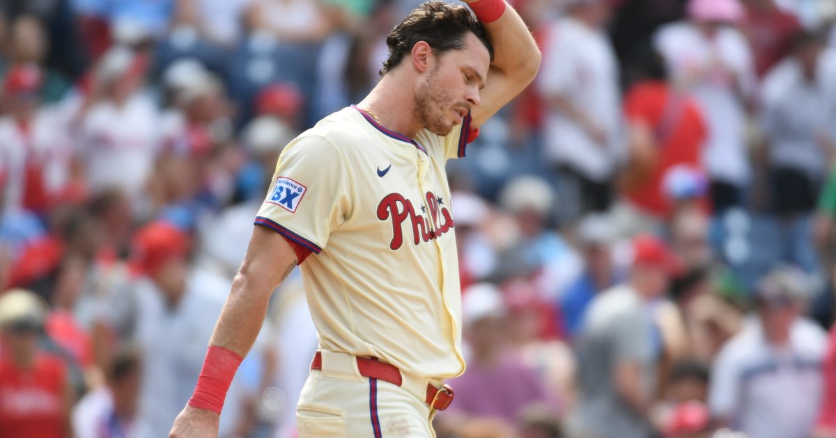 thephillyvoice's tweet card. Which five Phillies players have underachieved the most this season?