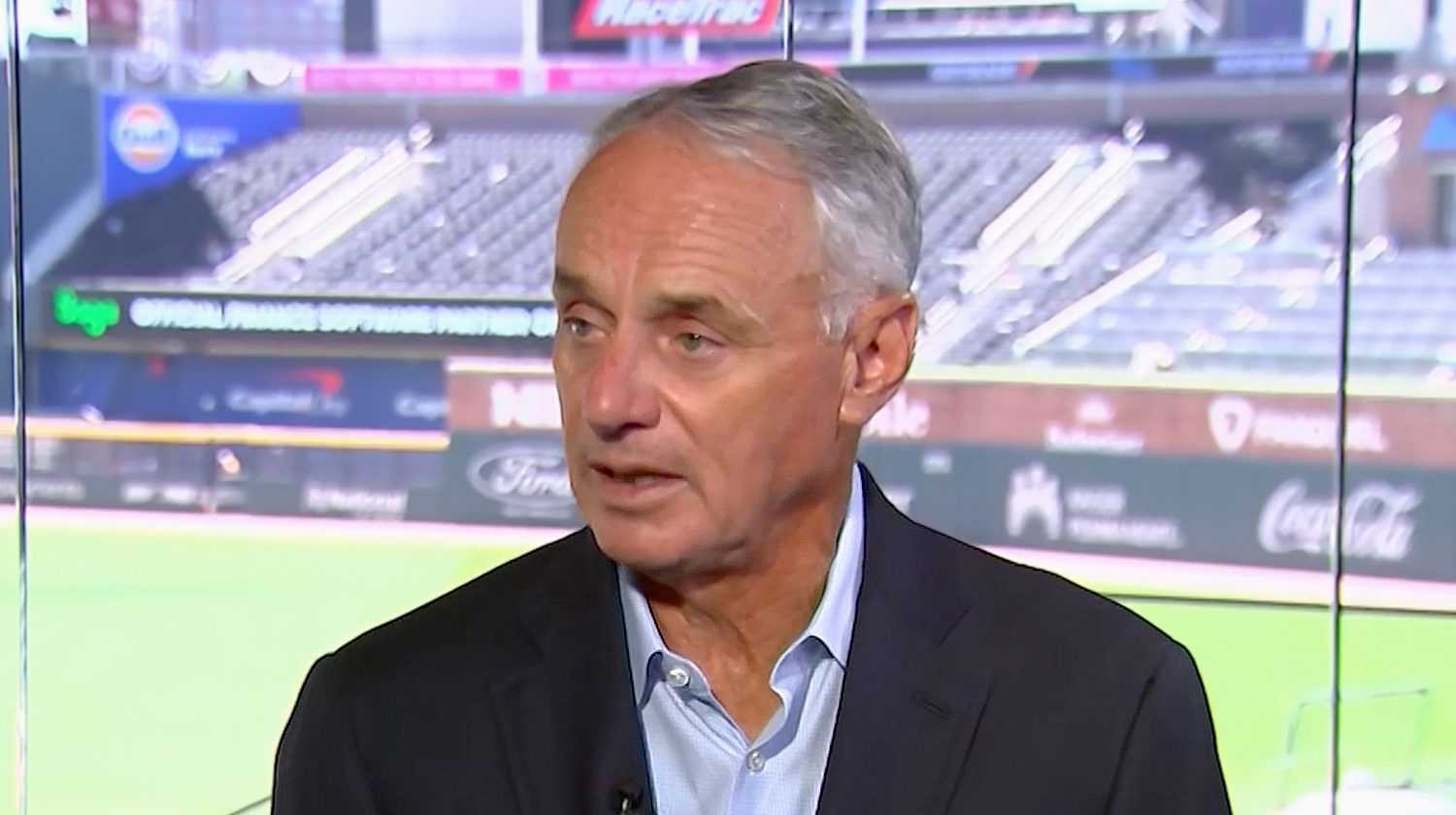 derekfutterman's tweet card. MLB commissioner Rob Manfred discusses the future of the current ESPN broadcast deal and why the league aims to centralize local rights.
