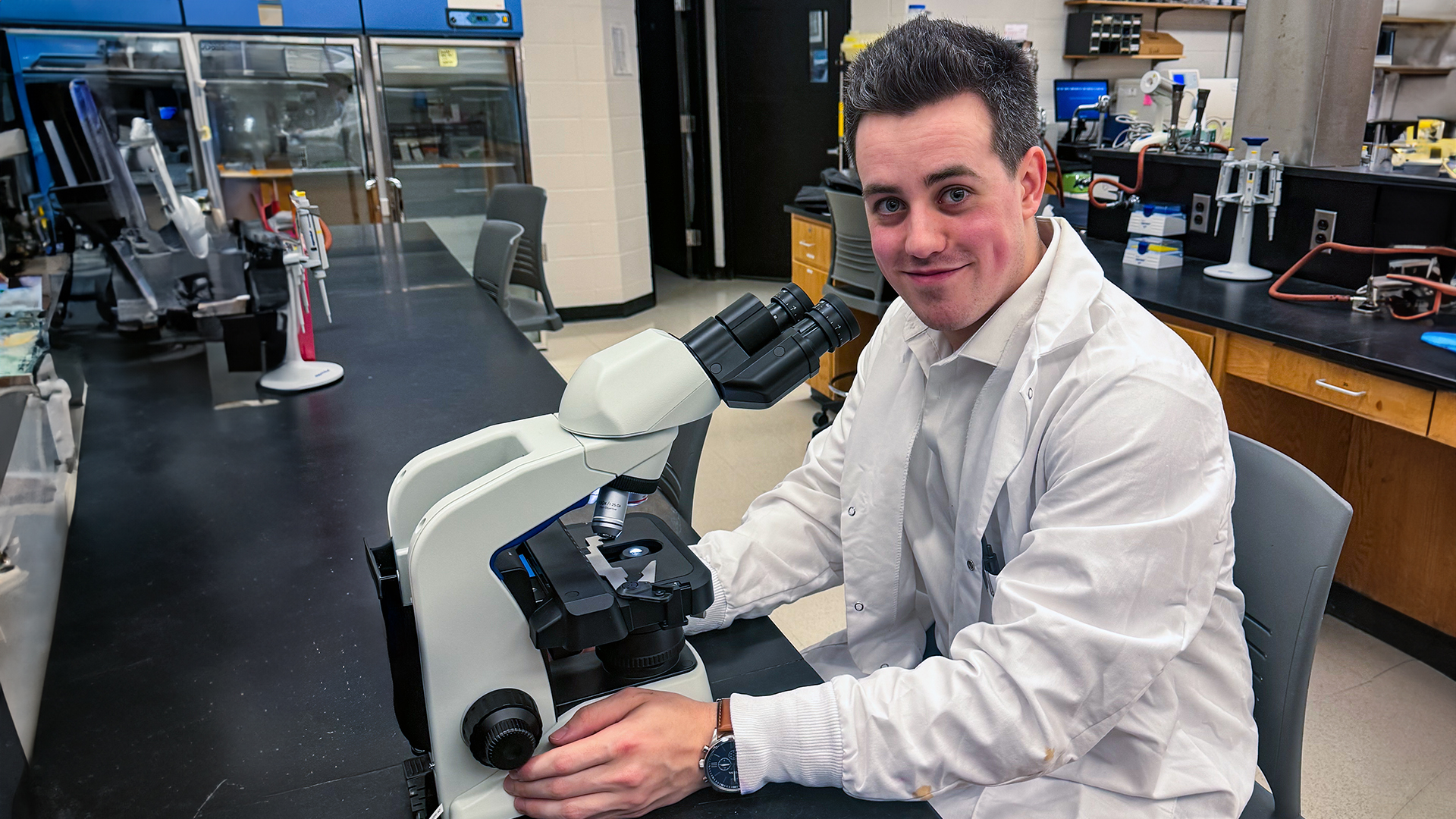 UMassD's tweet card. Medical laboratory science major is prepared for work at one of the nation's top children's hospitals before applying to medical school